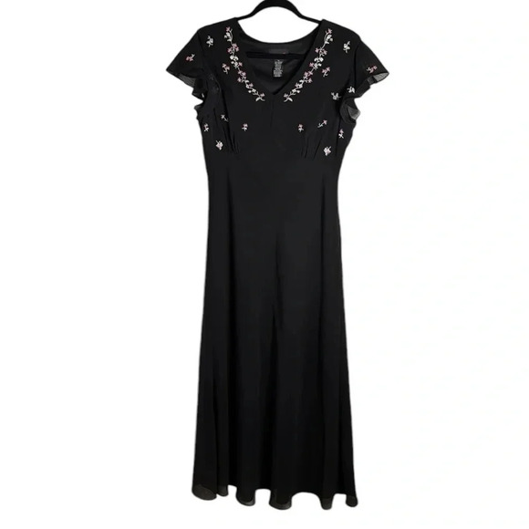 Y2K Scarlett Floral Maxi Dress Size Medium Gilmore Girls Charmed Friends - Picture 1 of 6